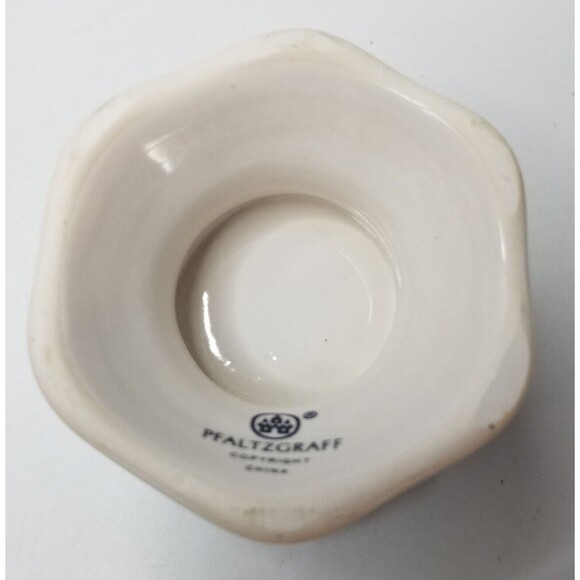 Pfaltzgraff Summer Breeze Ceramic Votive Candle Holder Blue Floral Cottage Decor - Picture 2 of 4